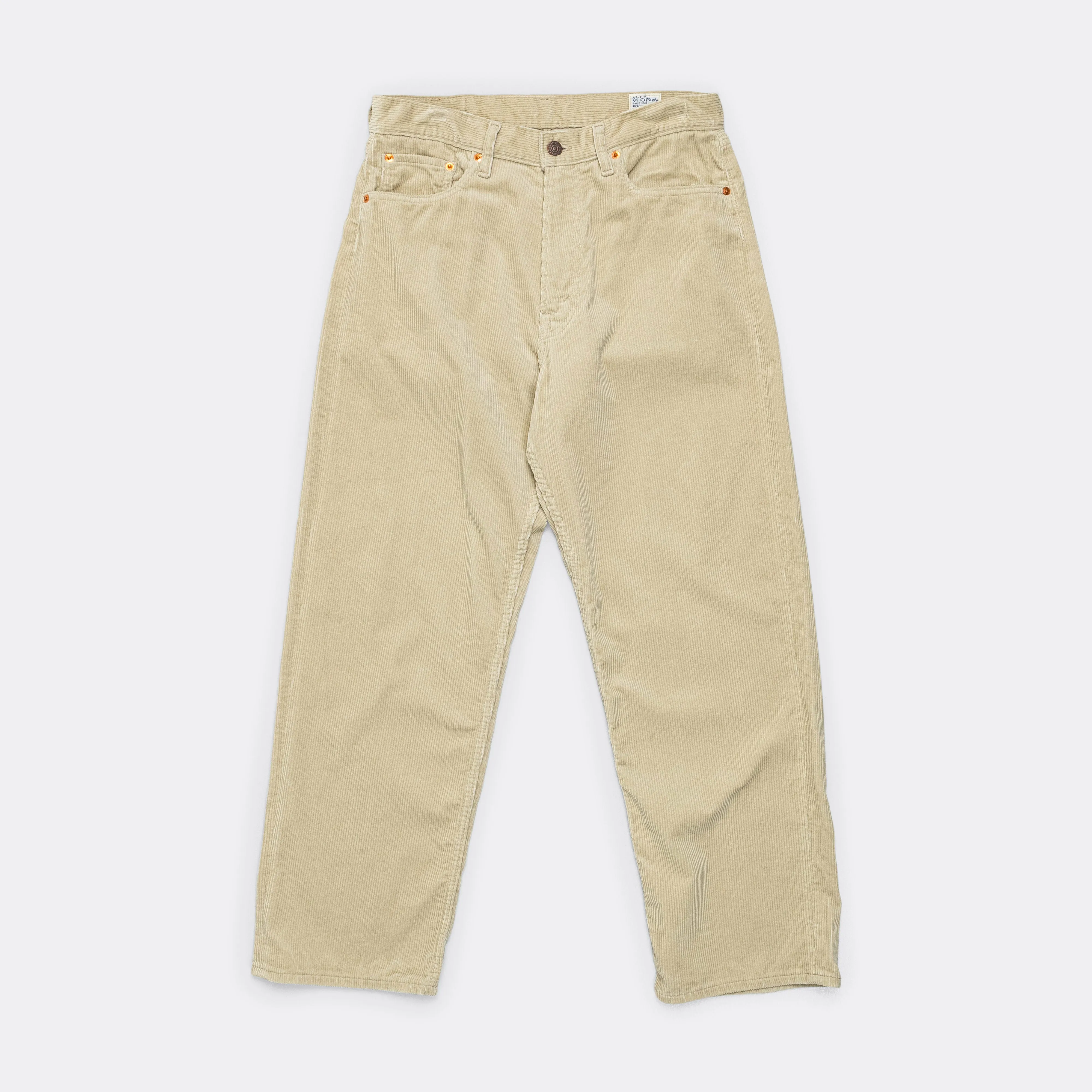 101 Dad's Fit Corduroy Pants - Ivory