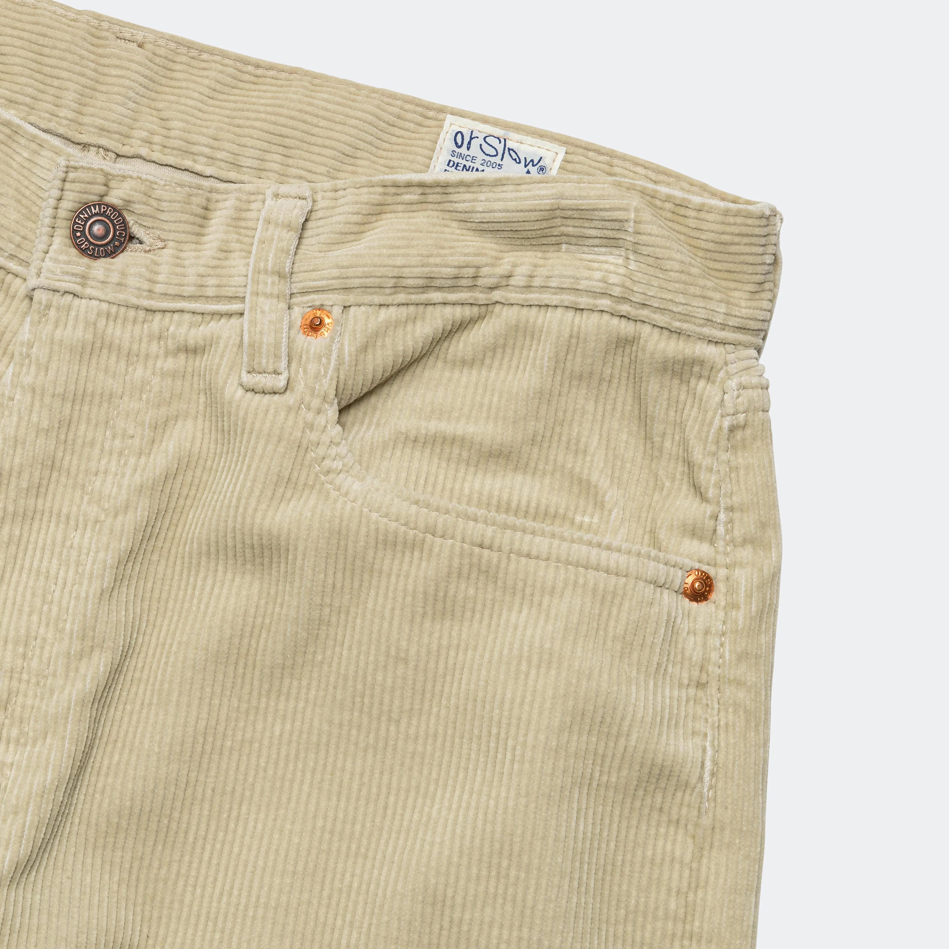 101 Dad's Fit Corduroy Pants - Ivory