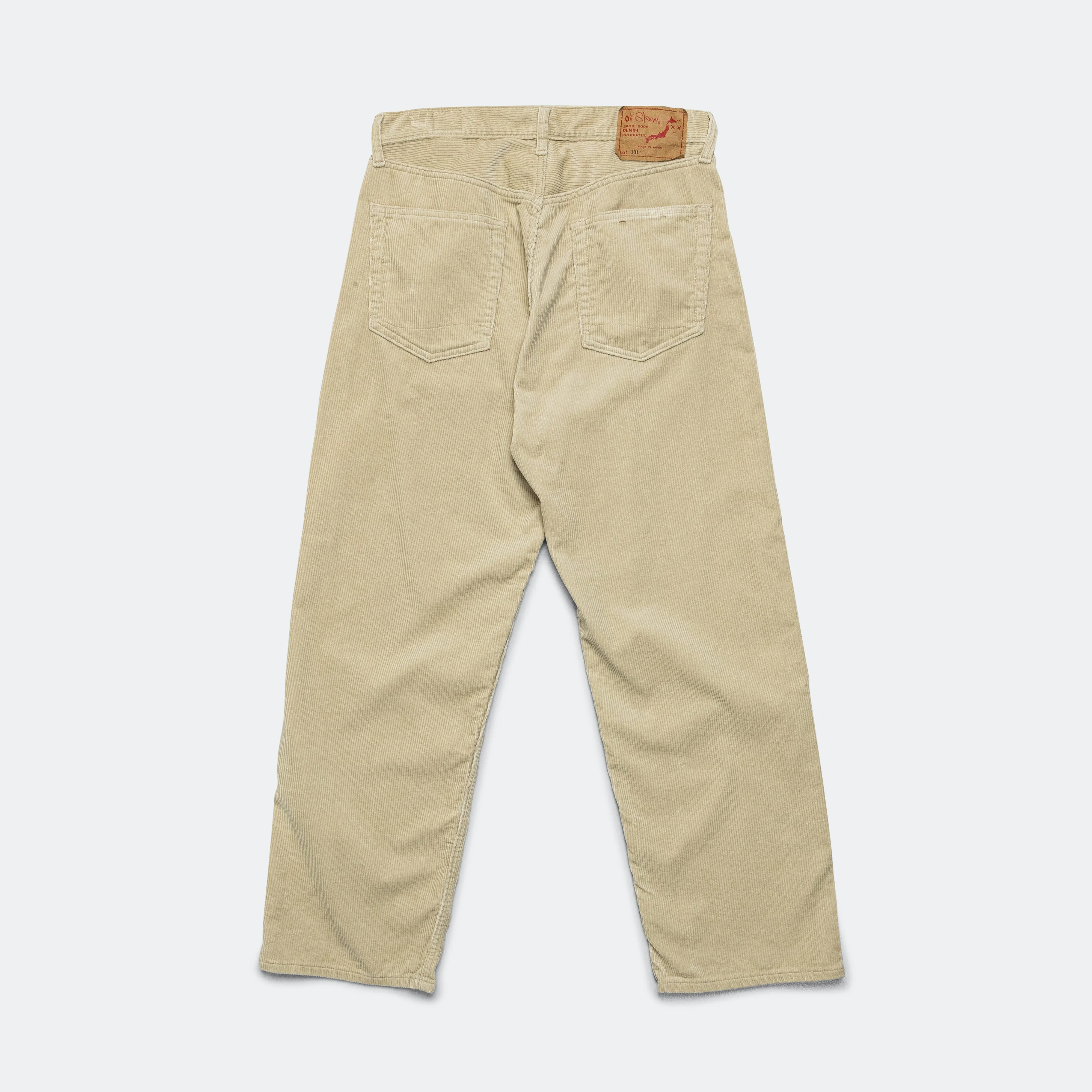 101 Dad's Fit Corduroy Pants - Ivory