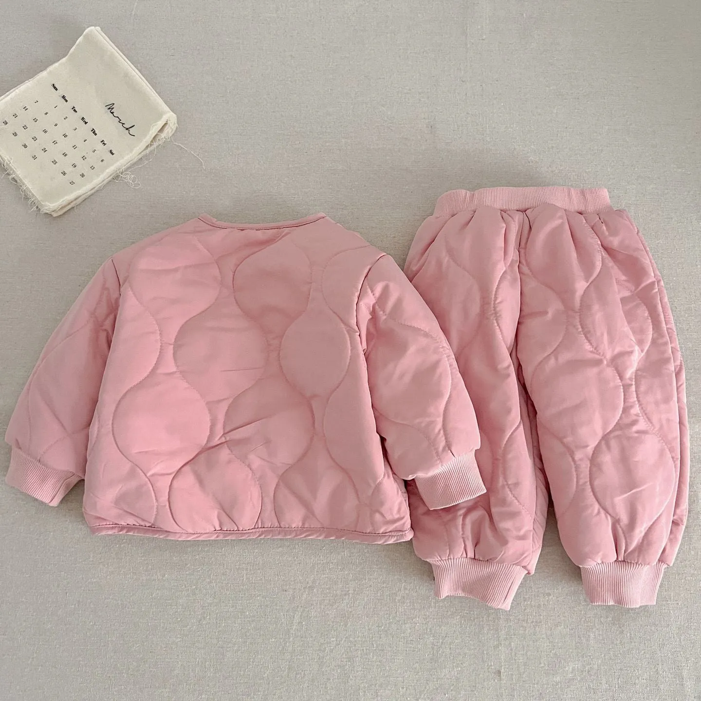 2 Pieces Set Baby Kid Girls Boys Solid Color Jackets Outwears And Pants Wholesale 231130233