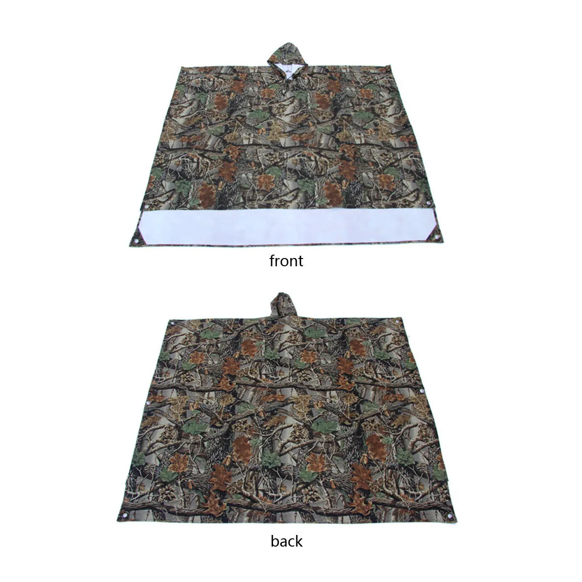 3 In 1 Multifunctional Raincoat Poncho Backpack Camouflage Rain Cover Awning Tent Rainning Clothing