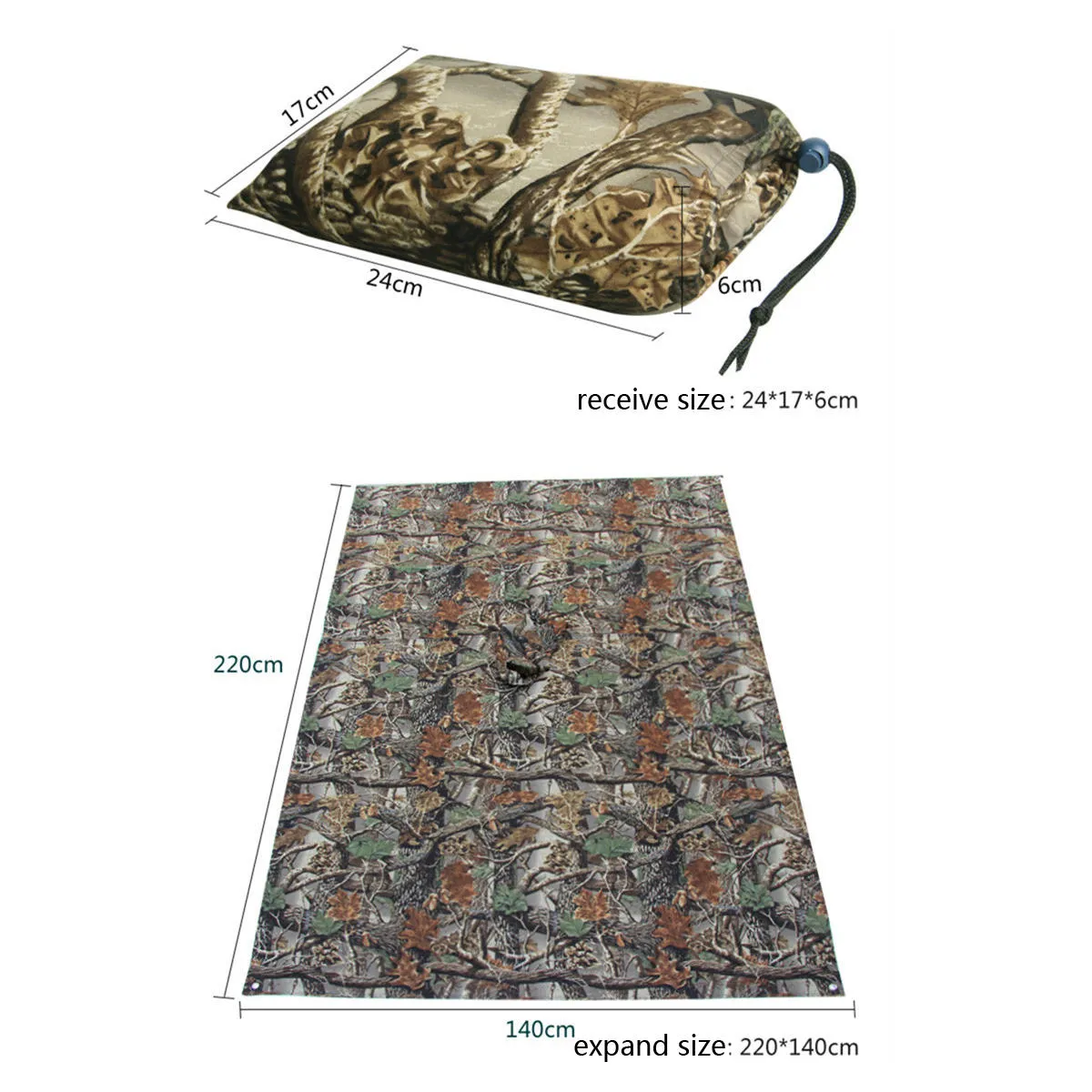 3 In 1 Multifunctional Raincoat Poncho Backpack Camouflage Rain Cover Awning Tent Rainning Clothing