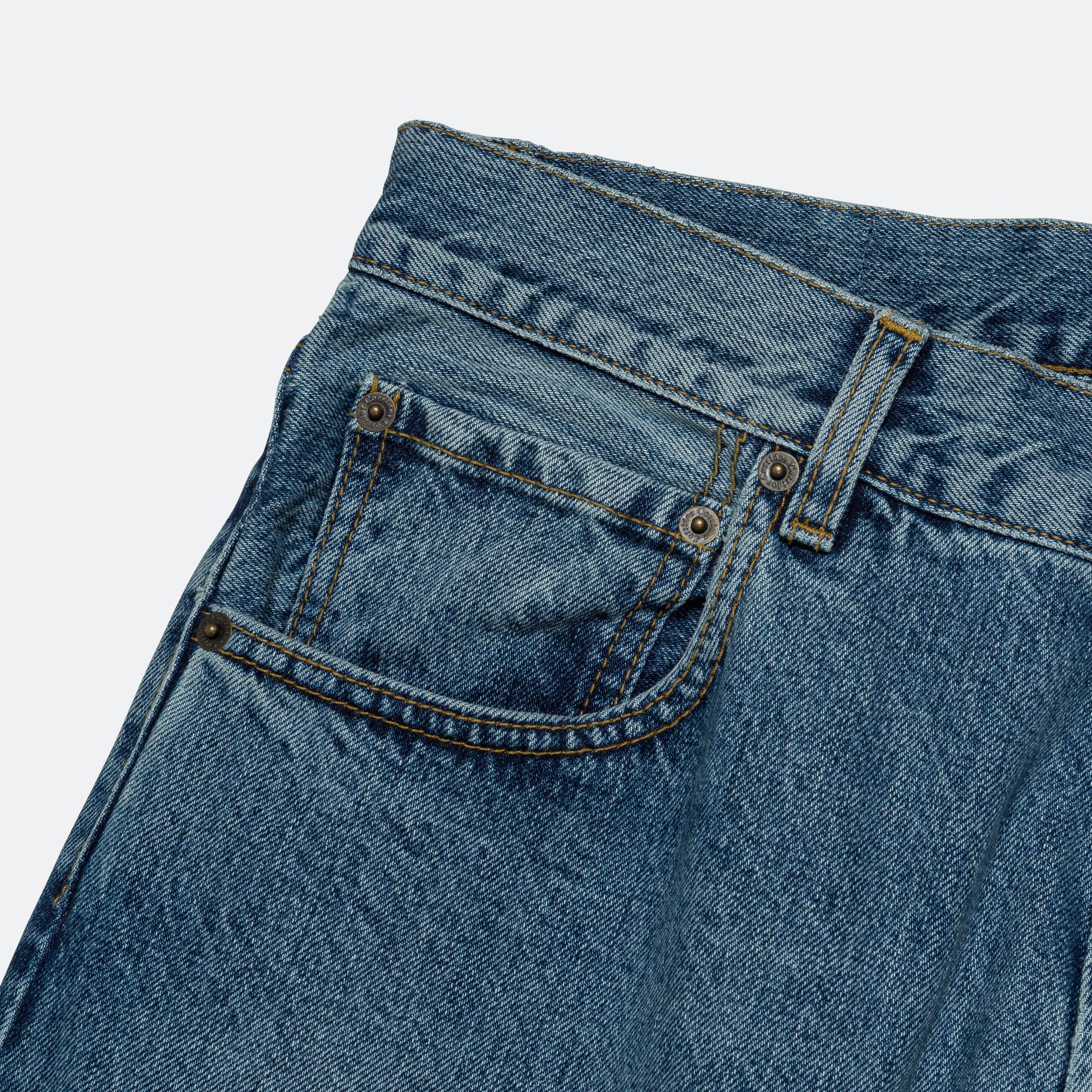 5 Pocket Jean - Indigo Bleach Wash