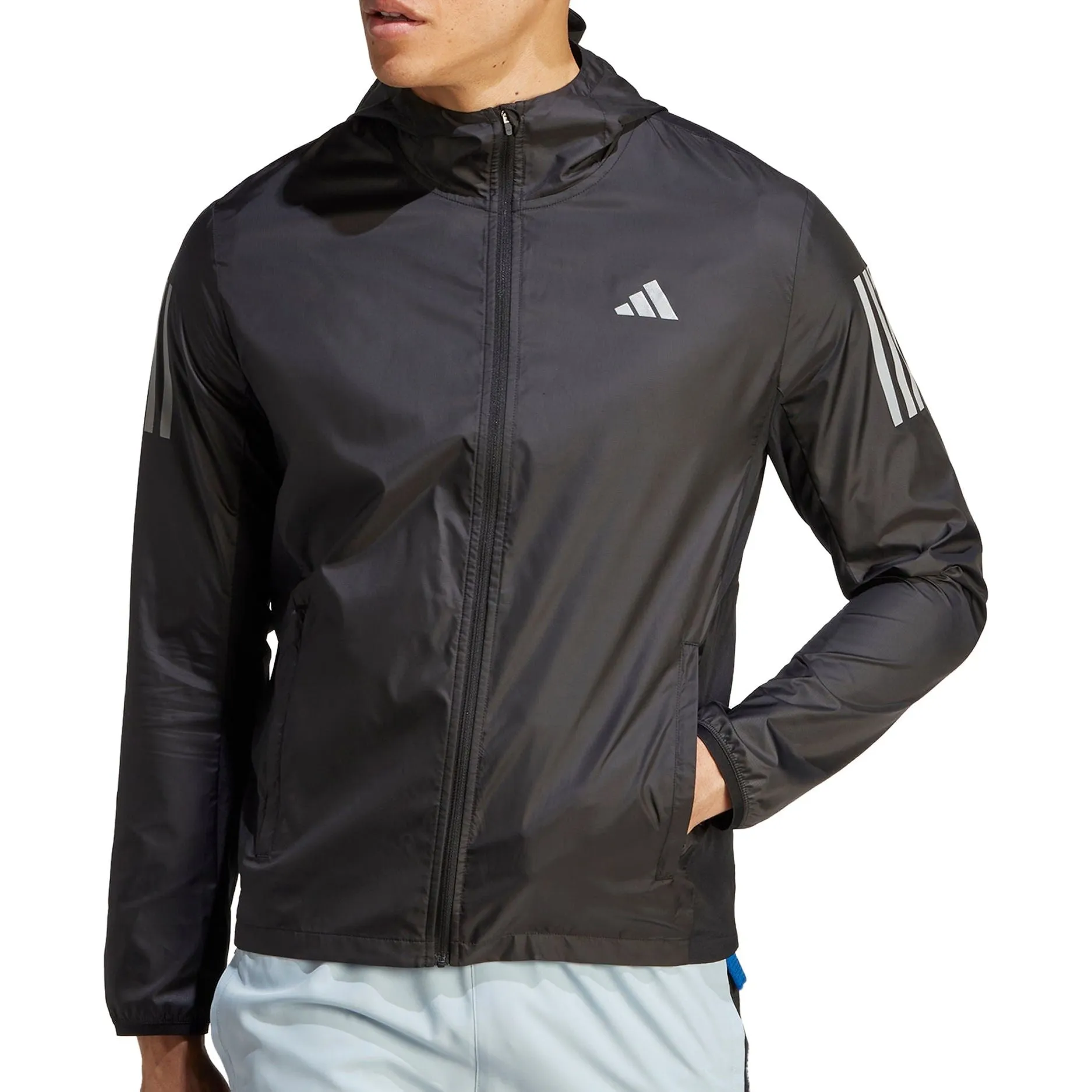 adidas Own The Run Mens Running Jacket - Black