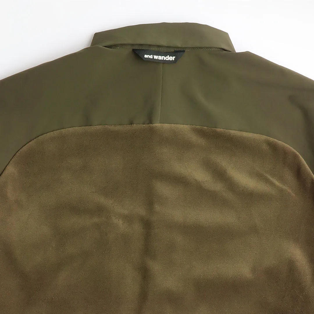 And Wander Fleece Base Long Sleeve Shirt