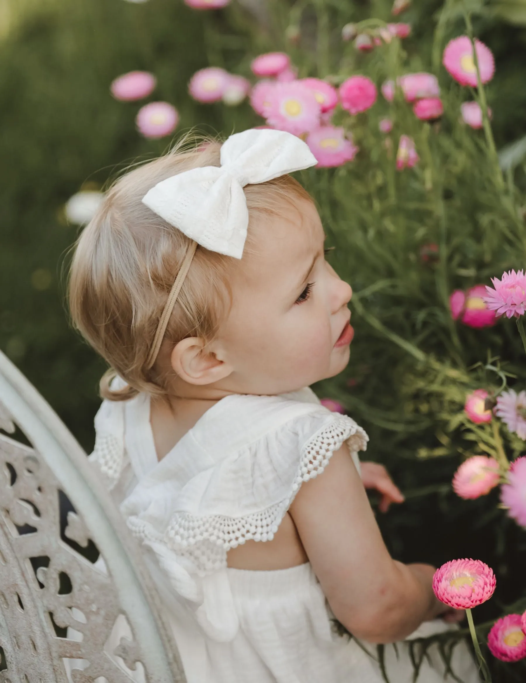 Ariella Pinafore Dress - Warm White