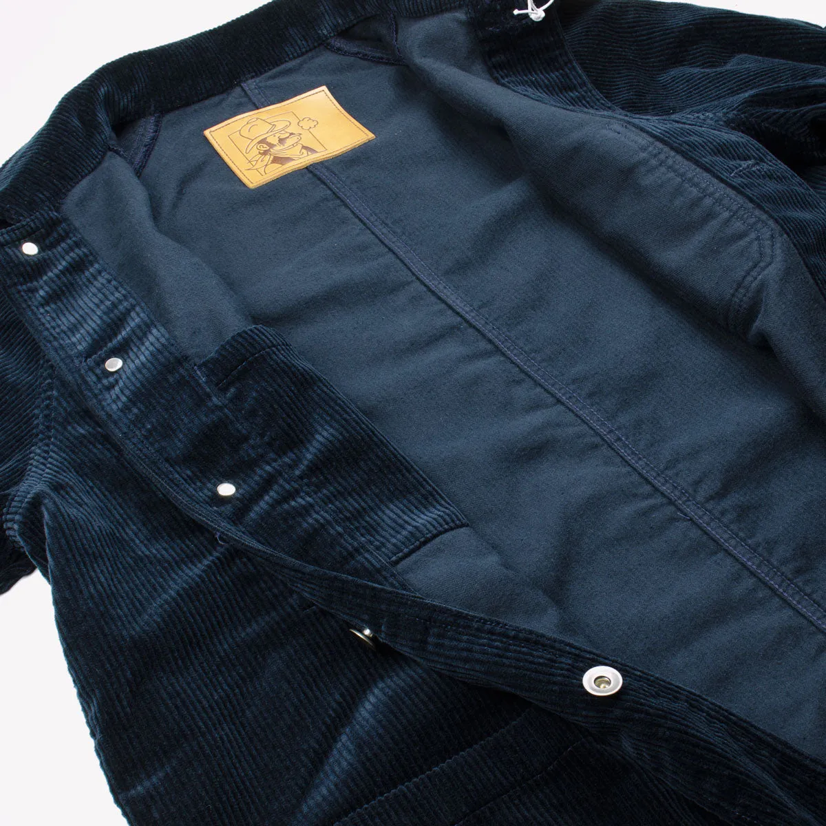 Arpenteur - Raglan 8 Wale Corduroy Jacket - Navy