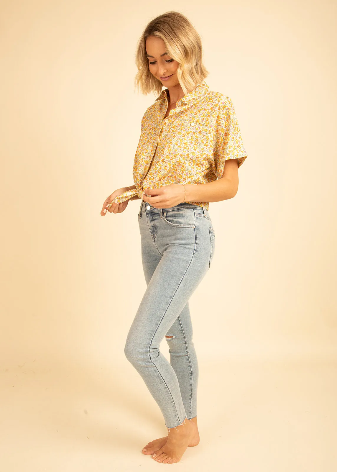 AUDREY MID RISE SKINNY - RADIATE