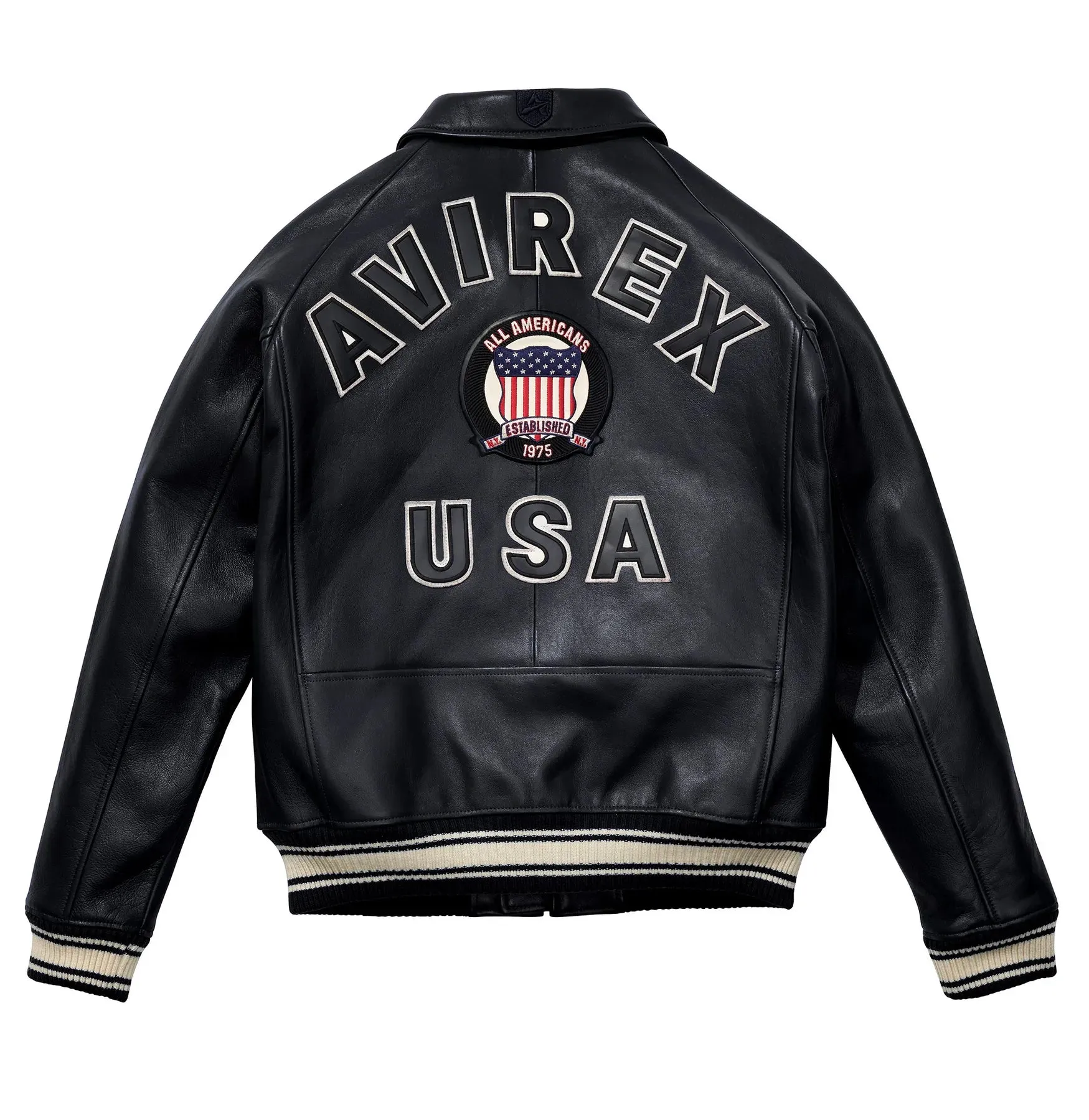 AVIREX ICON JACKET JET BLACK