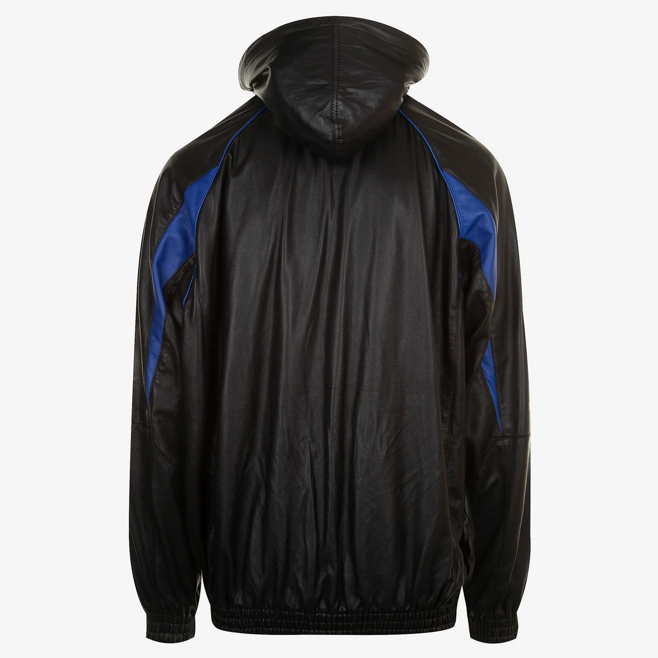 Balenciaga 3B Iconic Sports Leather Tracksuit Jacket for Men – Stylish and Contemporary Design