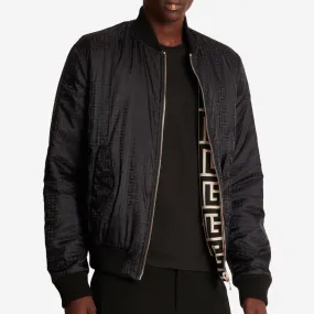 Balmain Reversible Monogram Bomber Jacket