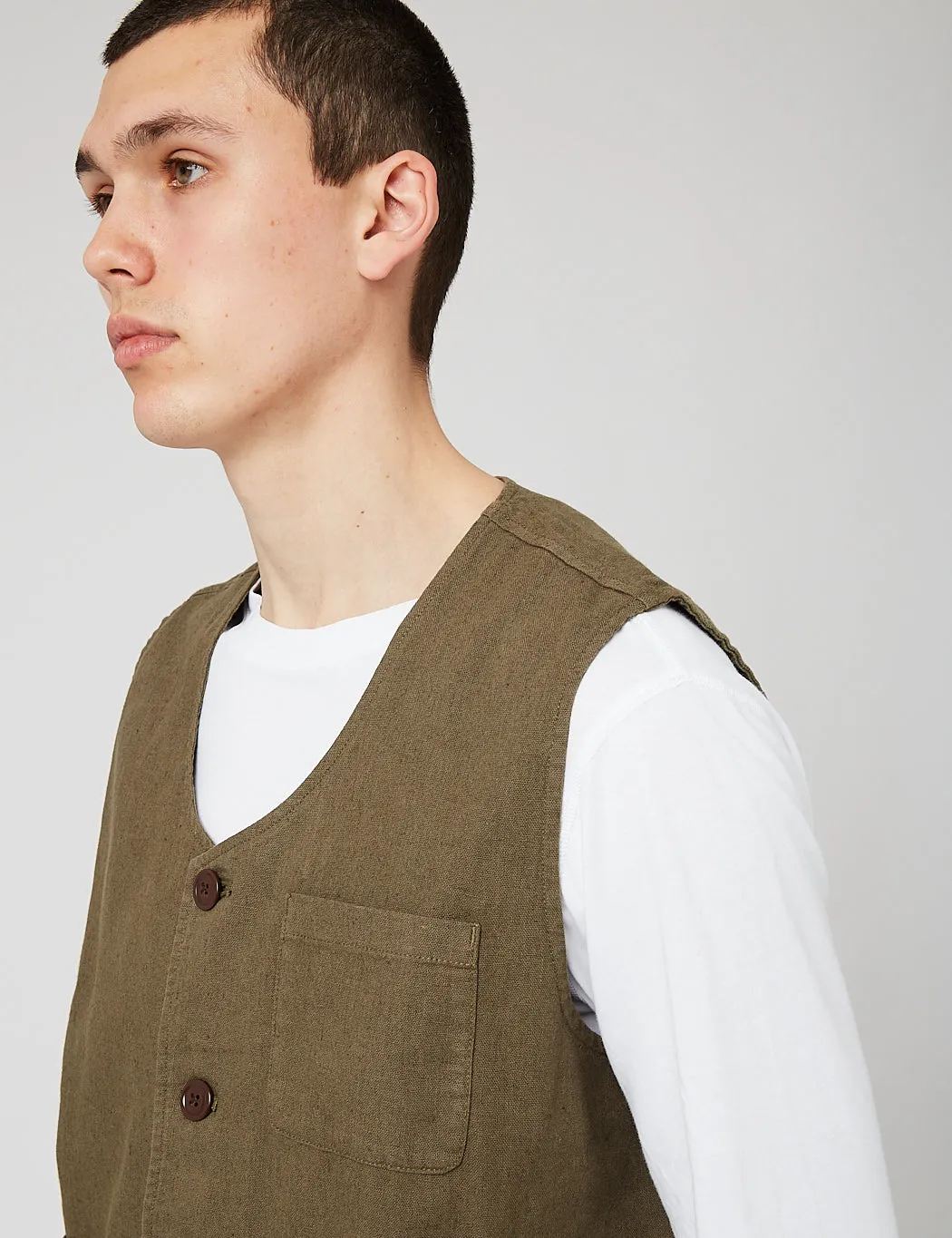 Barbour Archie Vest - Ivy Green