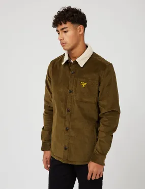 Barbour Beacon Thinford Lightweight Overshirt in Uniform Green - Stylish & Versatile Layering Piece