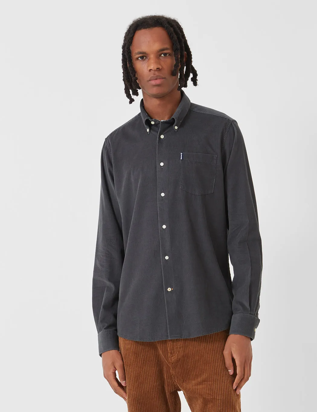 Barbour Cord 1 Tailored Shirt - Grey