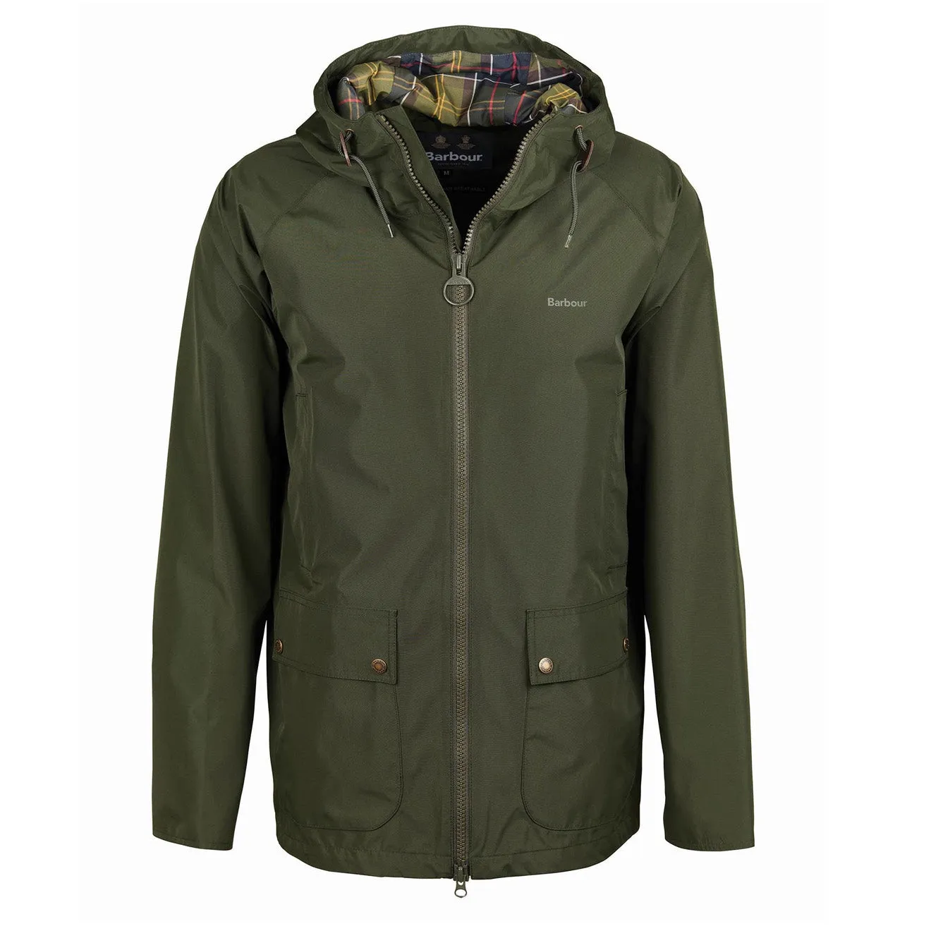 Barbour Hooded Domus Jacket Sage / Classic