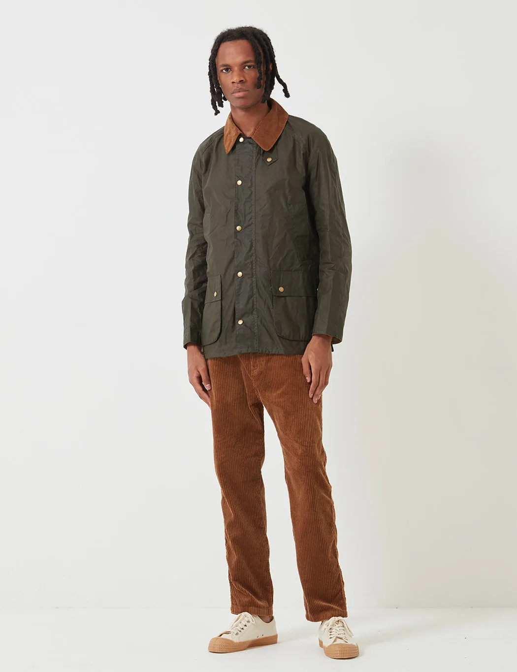 Barbour Lightweight Ashby Wax - Archive Olive Green