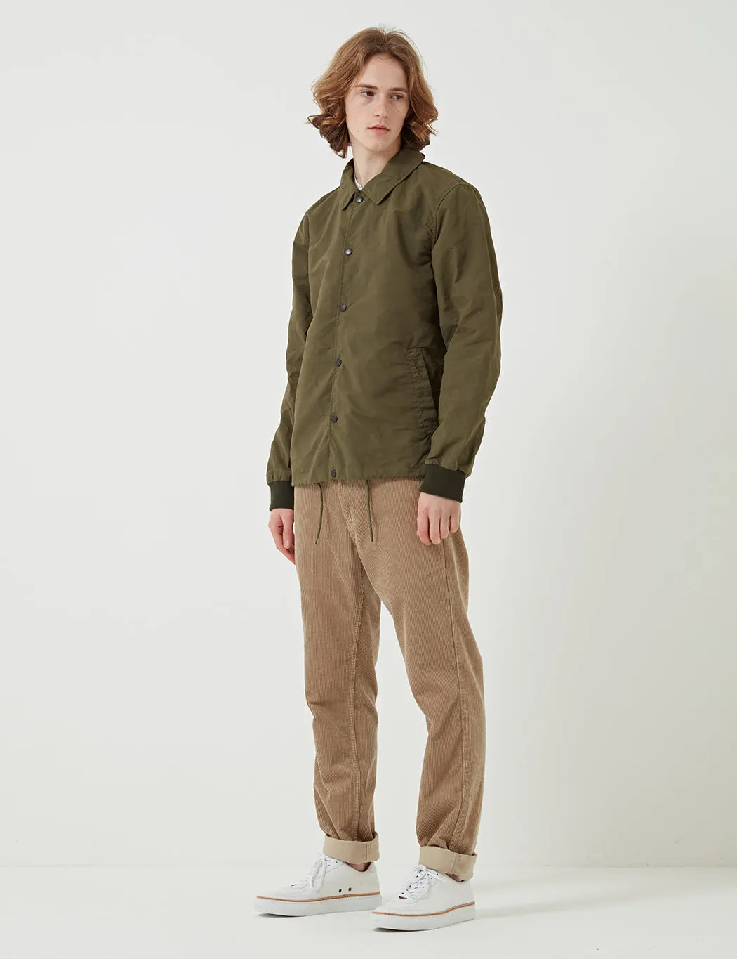 Barbour Reel Casual Coach Jacket - Fern Green