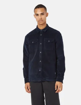 Barbour Shirt Jacket (Cord) - Navy Blue