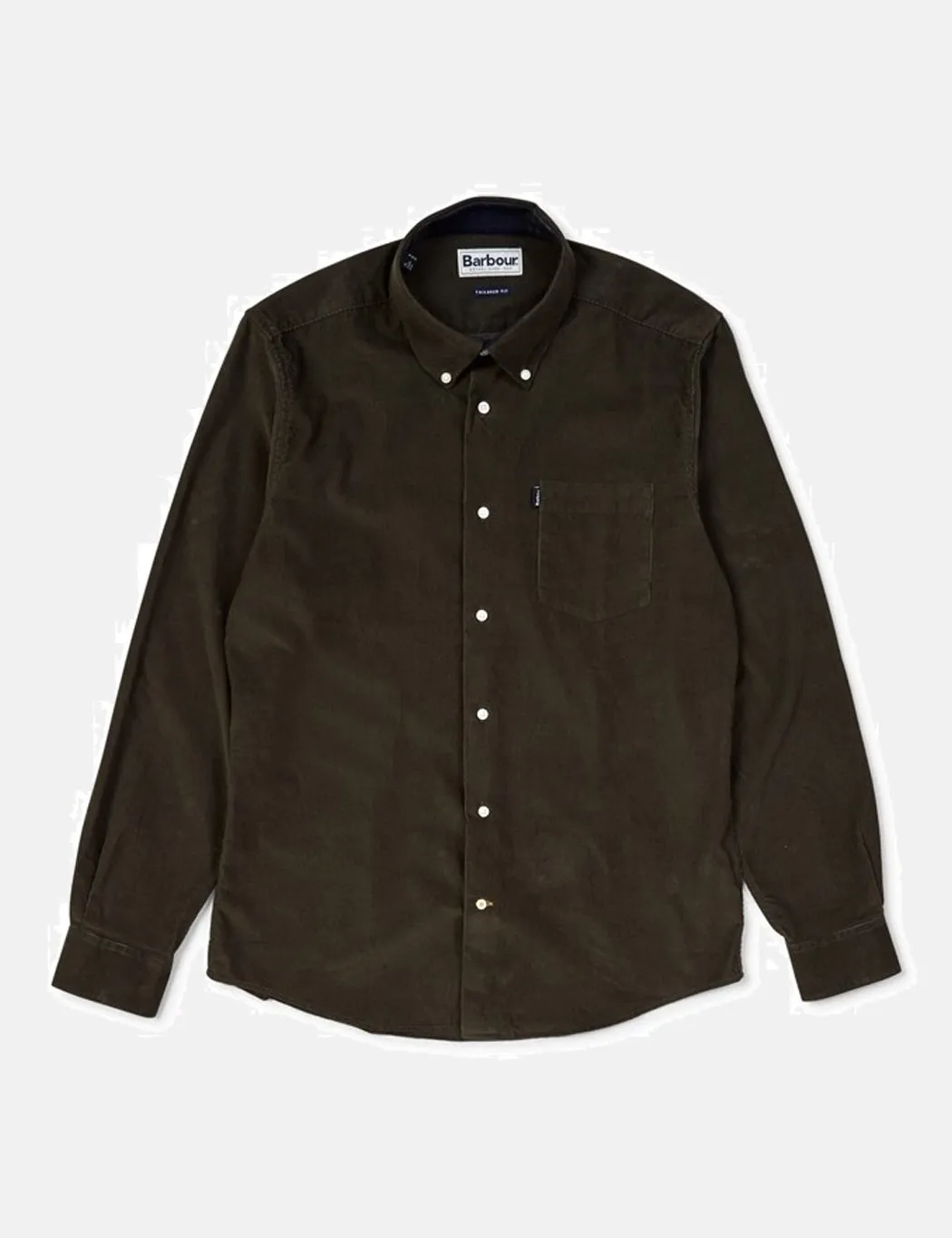 Barbour Stapleton Morris Cord Shirt - Forest