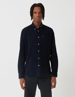 Barbour Stapleton Morris Cord Shirt - Navy Blue