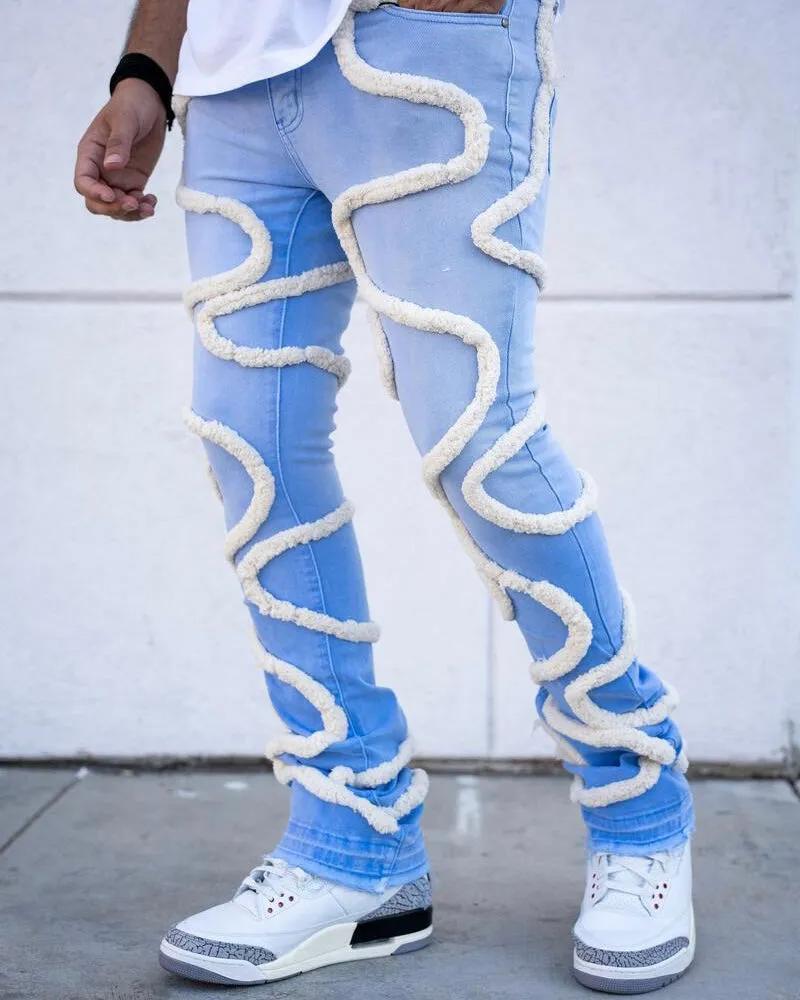 Blue Corda Premium Stacked Jeans