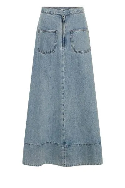 Bohemian Traders | Denim Circle Skirt