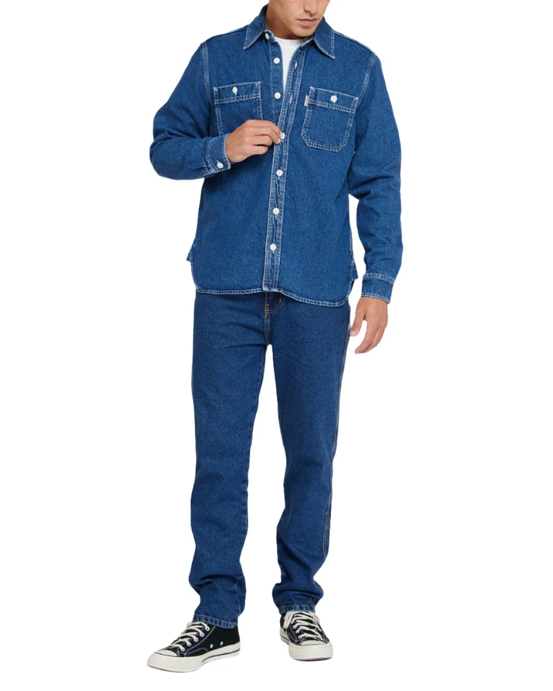 Boston Denim Shirt - Blue Indigo