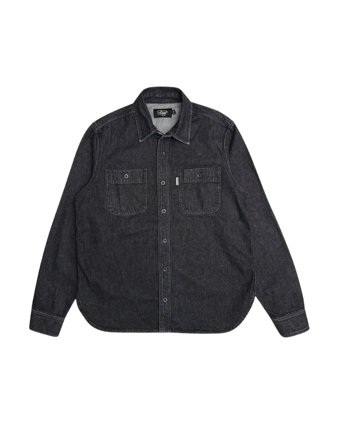 Boston Denim Shirt - Washed Black