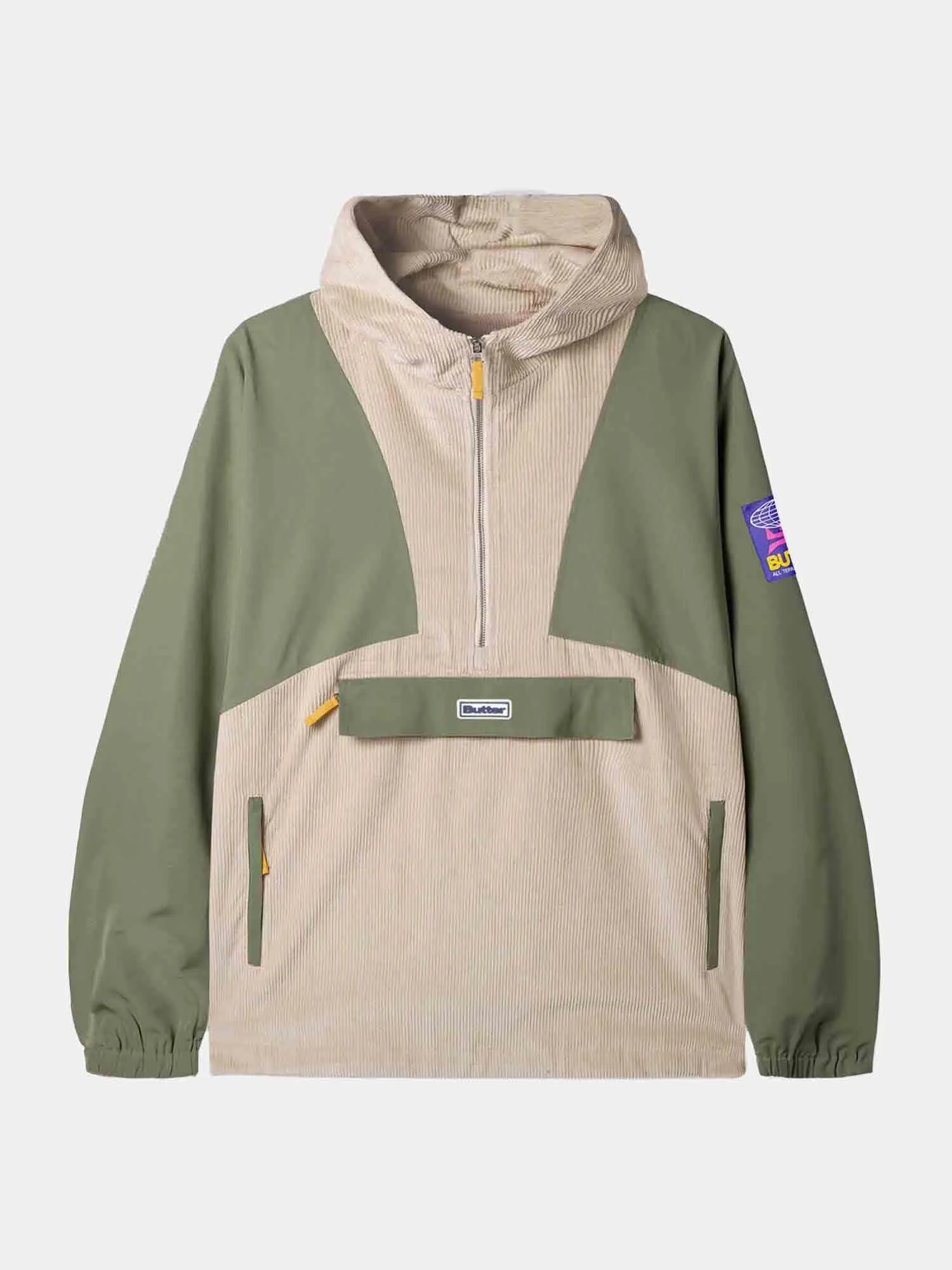 Butter Goods Terrain Corduroy Jacket - Khaki / Sage