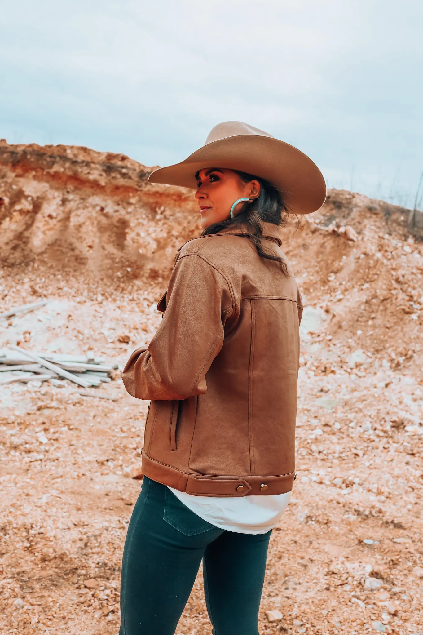 Camel Suede Jacket