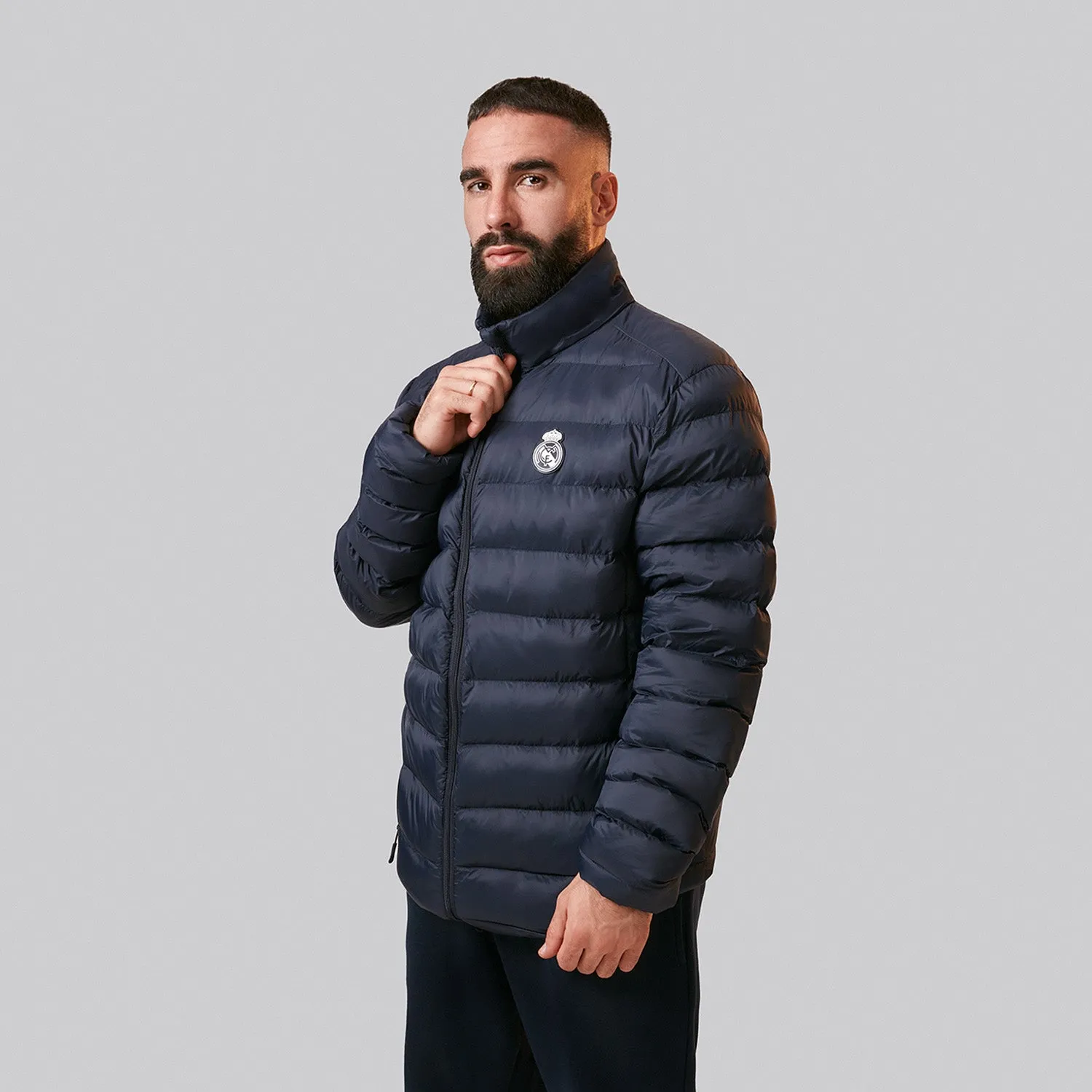 Cazadora Ligera Outerwear Hombre Acolchada Azul