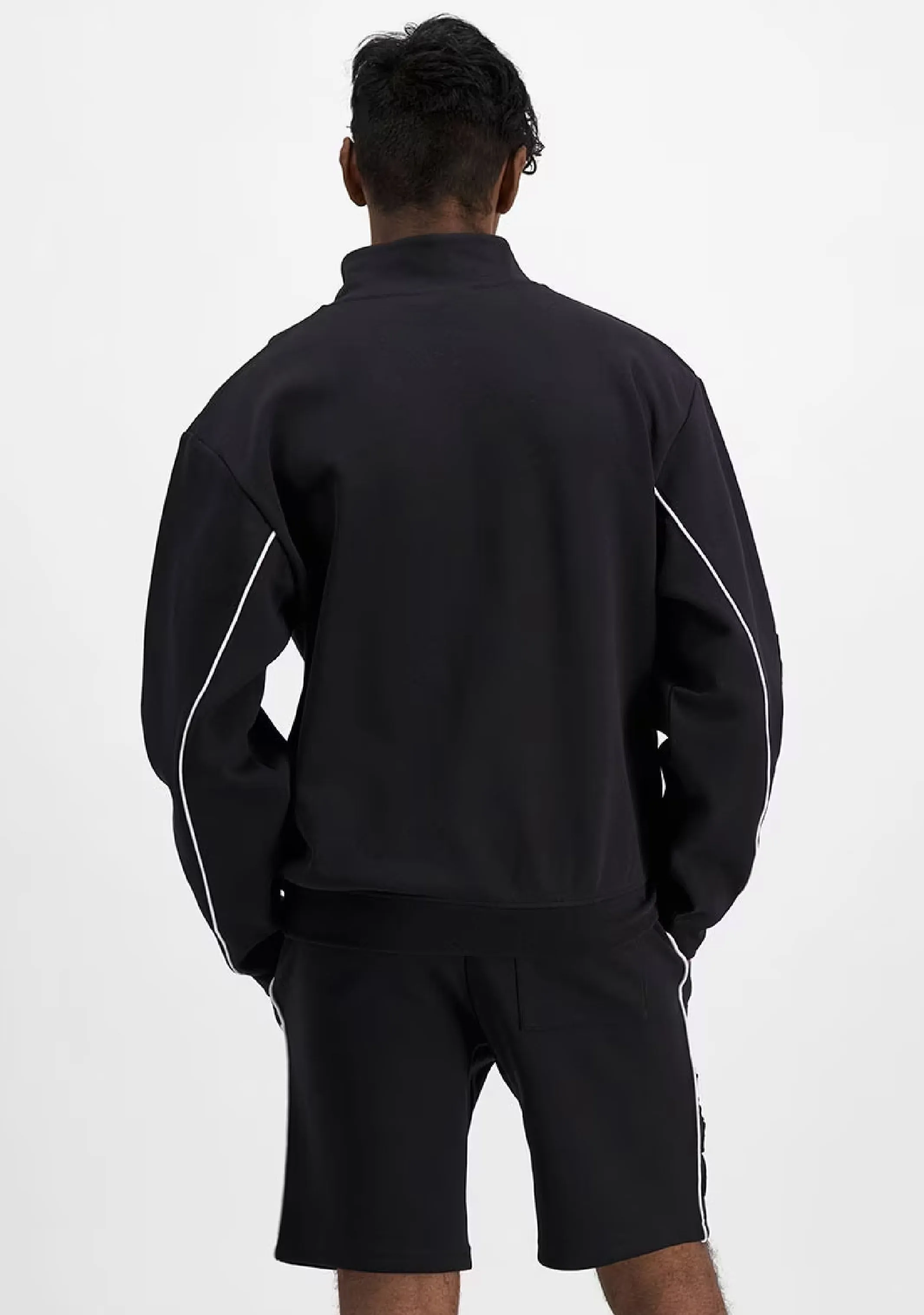 Champion Mens Rochester Athletic Quarter Zip <br> AVKFN BLK