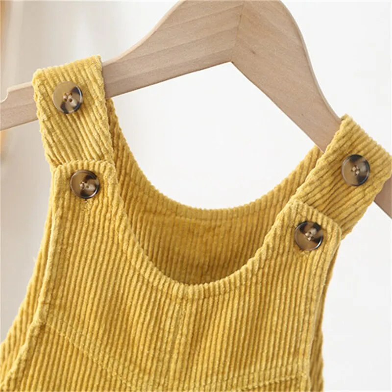 Charming Baby Corduroy Overalls