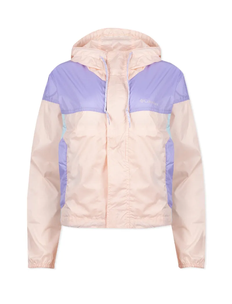 Columbia Flash Challenger Cropped Windbreaker Peach Blossom / Frosted