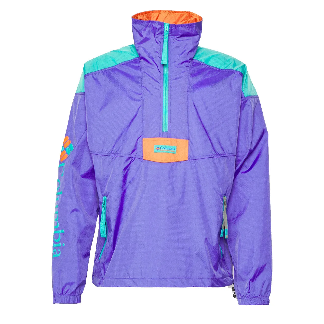 Columbia Riptide Anorak Purple Lotus / Bright Aqua / Desert Orange