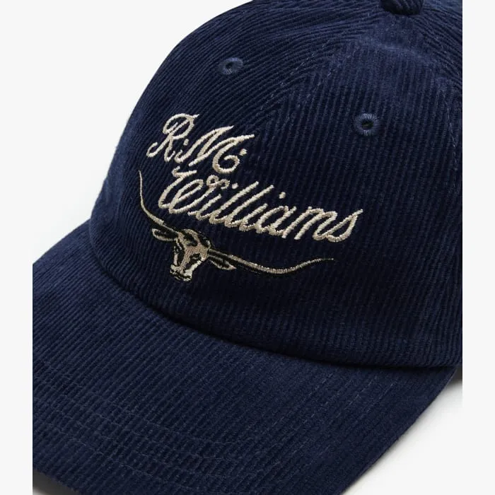 Corduroy Longhorn Cap - Navy