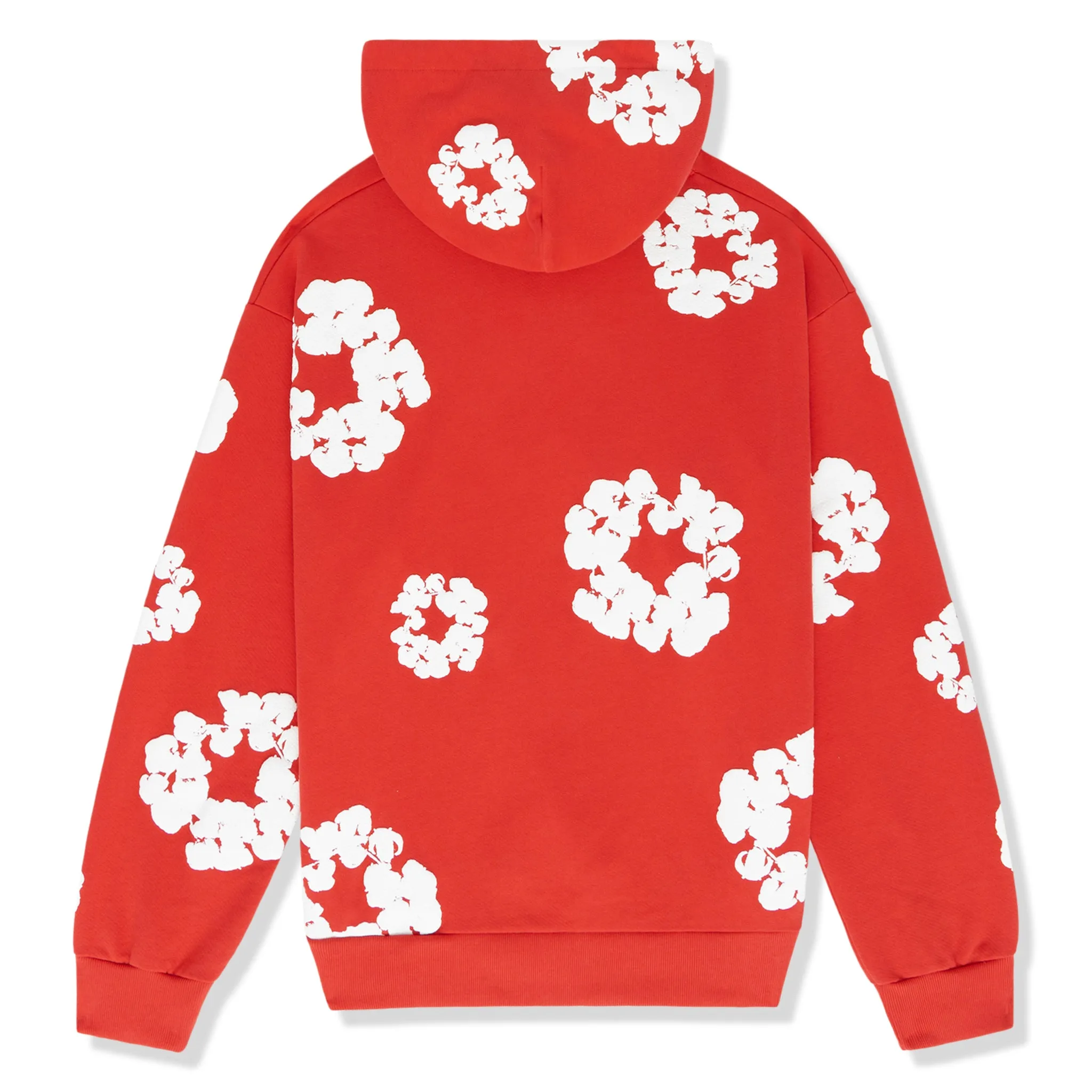 Denim Tears The Cotton Wreath Red Hoodie