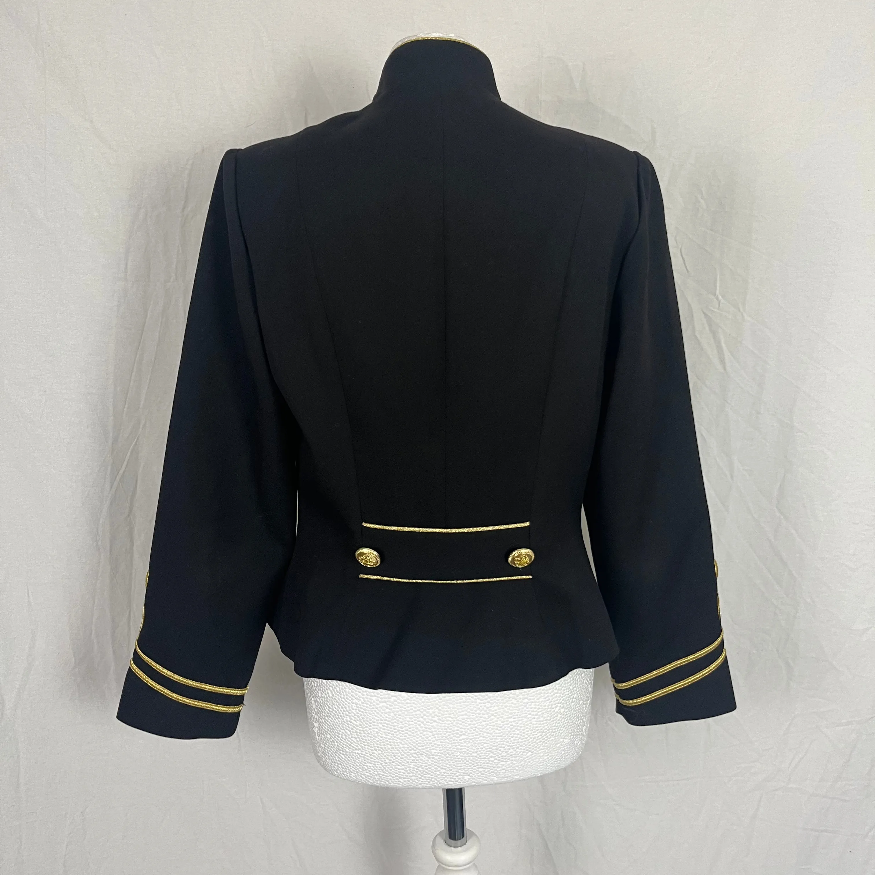 Donna Ida Brand New 395 Black Sgt Pepper Jacket M