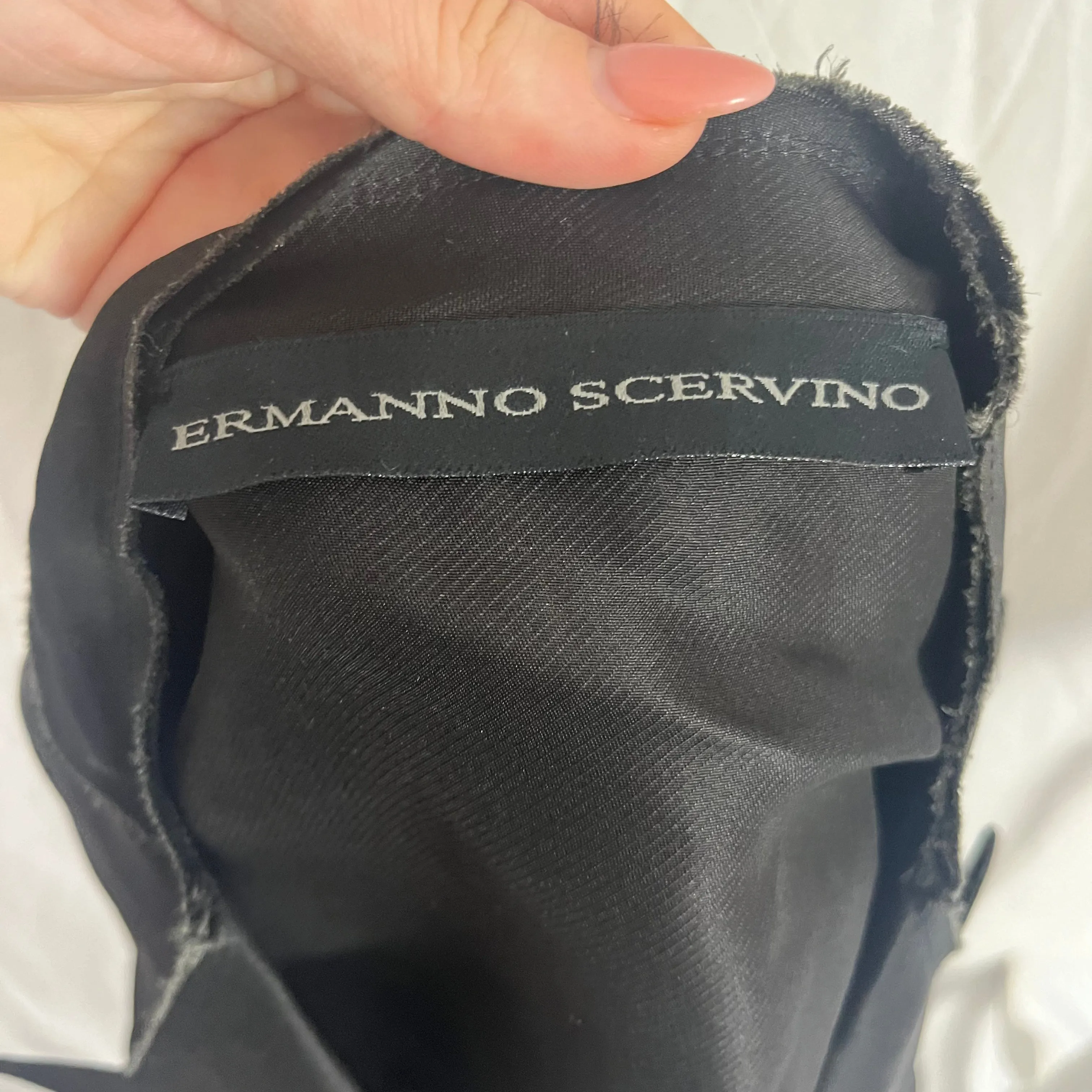 Ermanno Scervino Black Silk Organza Evening Jacket S