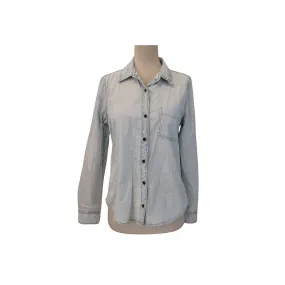 Forever 21 Stone Wash Denim Collared Shirt | Pre Loved |