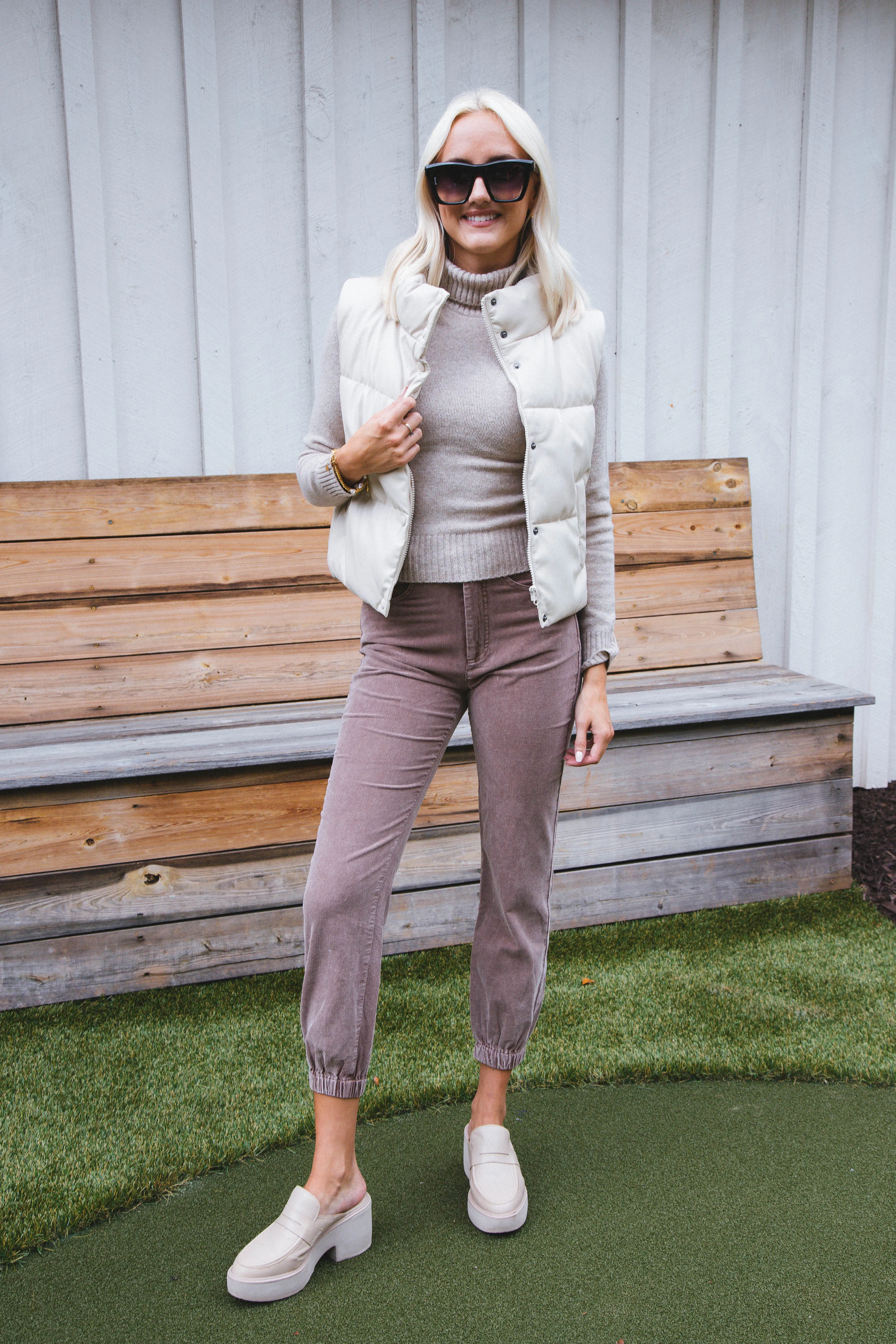 Get Like This Washed Corduroy Pants, Washed Brown | Sadie & Sage