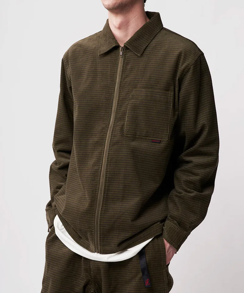 Gramicci Grid Cord Zip Shirt