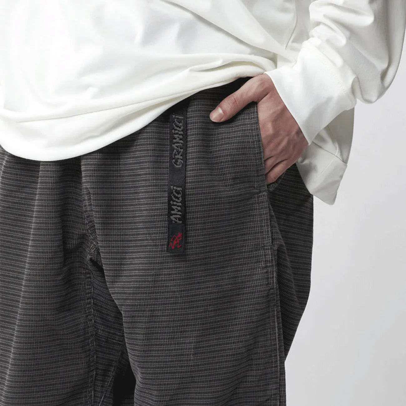 GRID CORD JAM PANT GREY