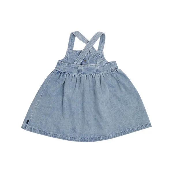 Indigo Pinafore - Denim