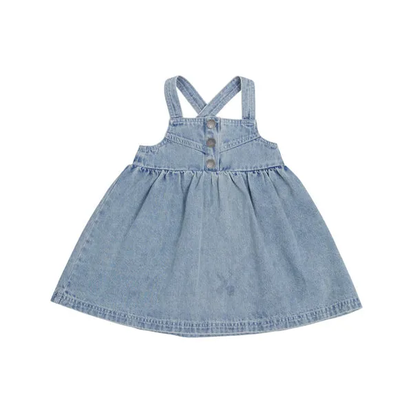 Indigo Pinafore - Denim