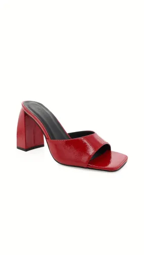 Jaylen Mule - Crimson Patent