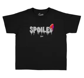 Kids Black Gloss 7 Shirt - Spoiled - Black