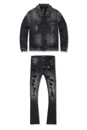 Kids Hamilton Rockport Stacked Denim Set (Ind. Black)