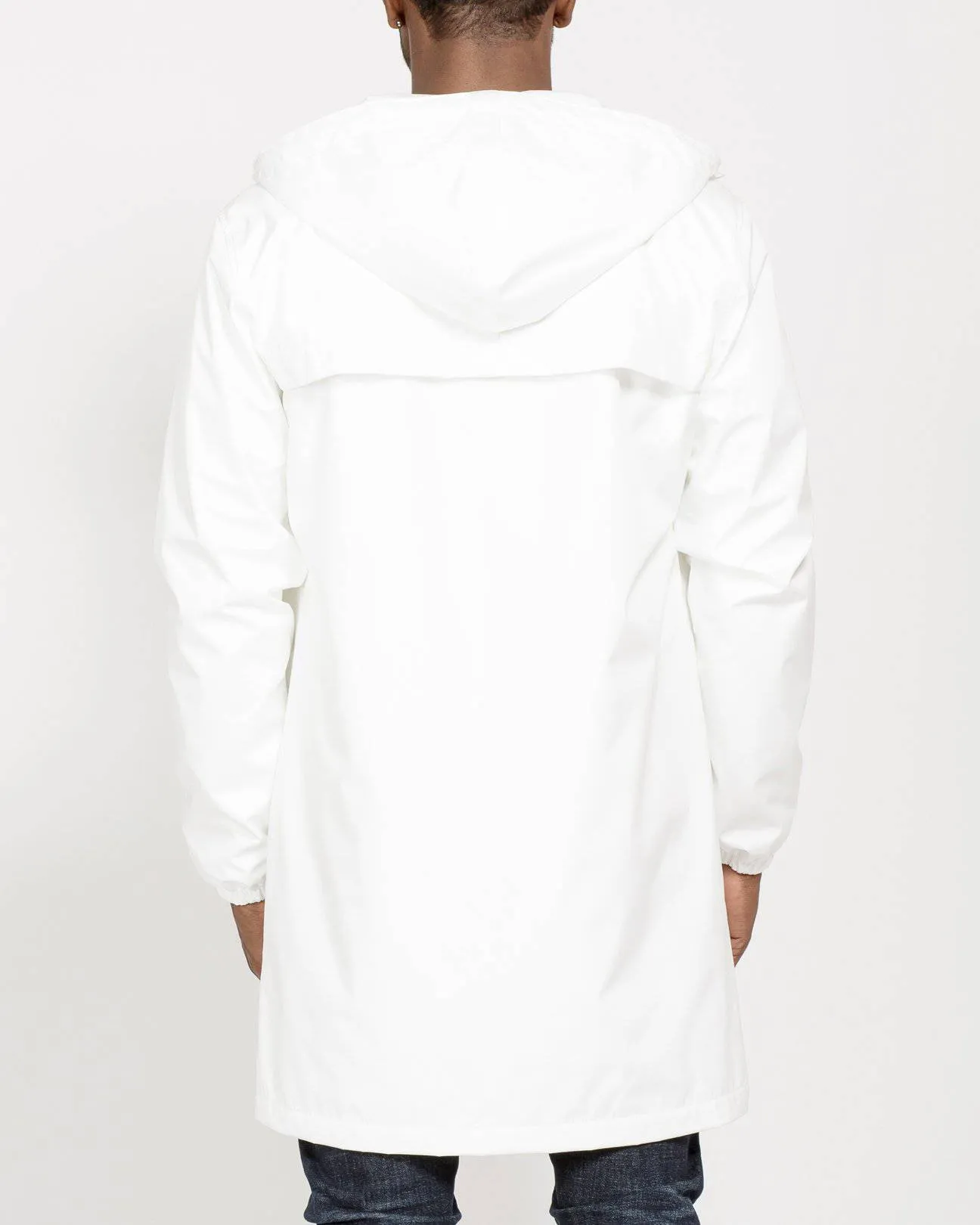 Konus Men's Water Repellent Hooded Jacket in White