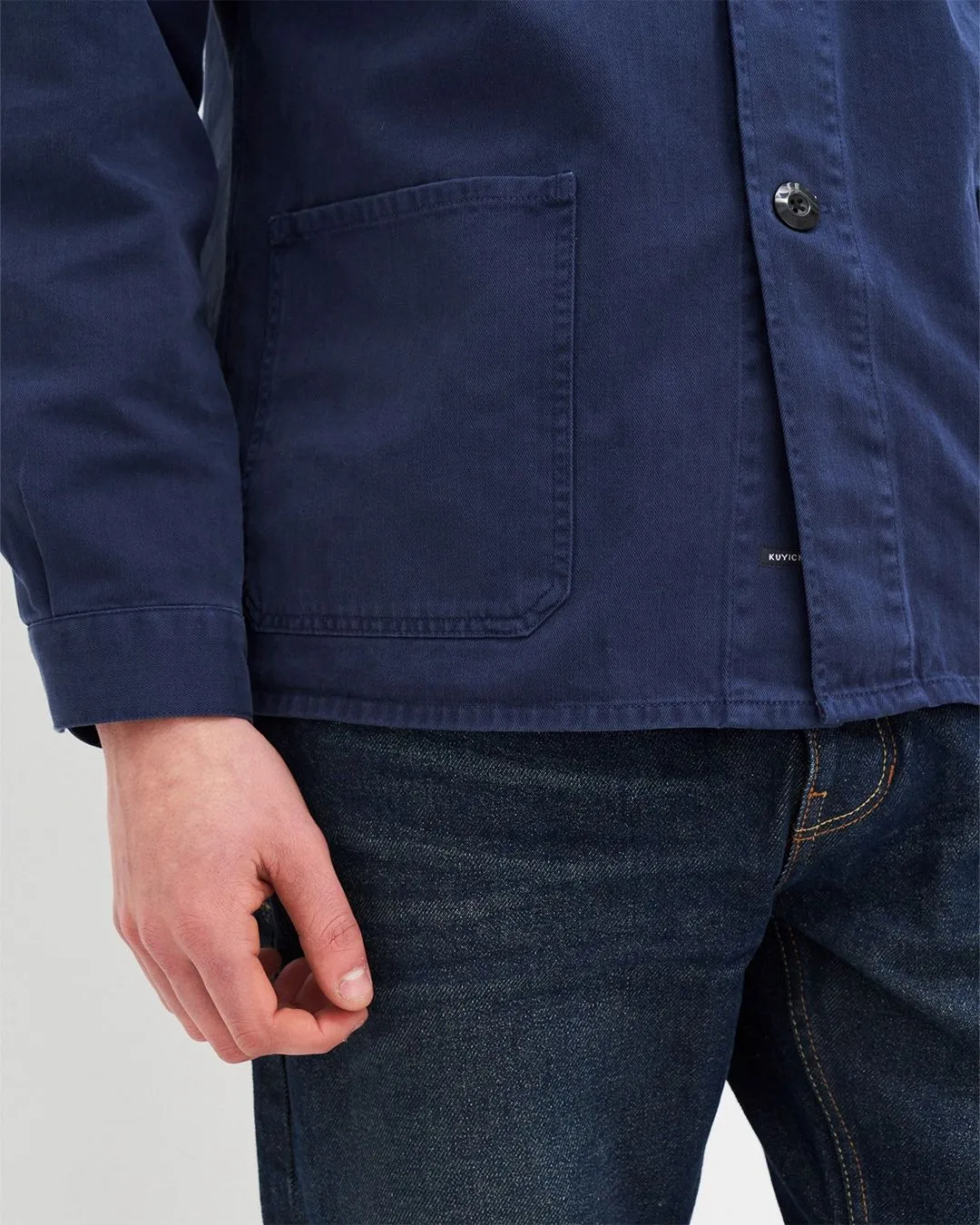 KUYICHI Peter worker jacket blue men